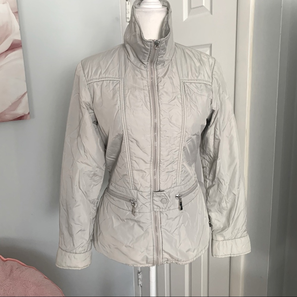 DKNY Grey Lightweight Jacket, Small